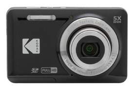 C&aacute;mara Fotos Kodak FZ55 Negra - 16Mpx, Zoom 5X, V&iacute;deo Full HD, Pantalla 2.7"