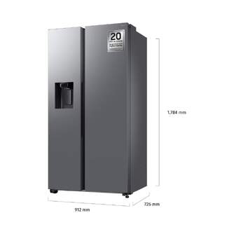 FRI. SAMSUNG RS70F67KCTEF 179x92 DISP INOX