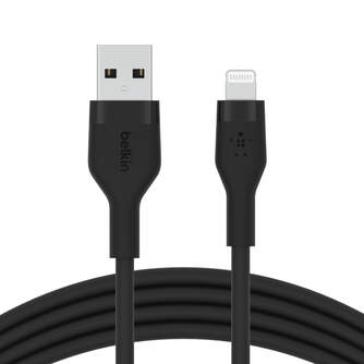 CABLE BELKIN LIGHTNING a USB A 1M CAR.RAPIDA BLACK