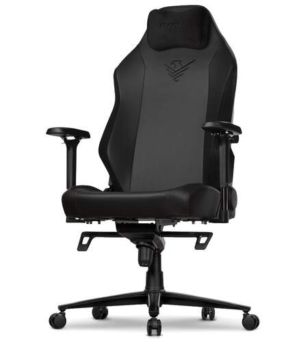 Silla Gaming Phoenix Monarch Remaster - Negra, Talla R, Cuero NAPA, reposabrazos 40, hasta 150 kg