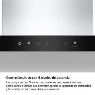 CAMP. LG HCEZ3626S 90CM 800m3h SILVER