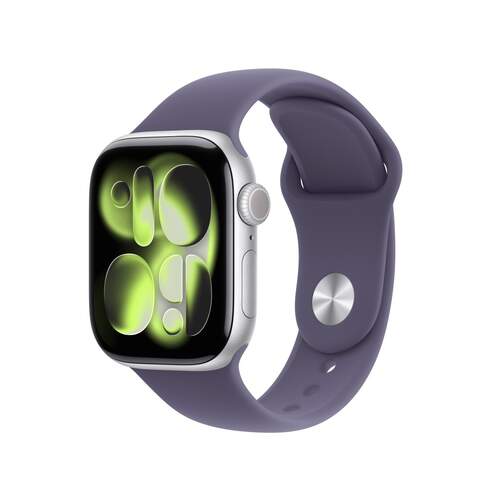 Apple Watch Series 11 Silver - 1,65" OLED, GPS, Bluetooth 5.3, 24 h autonomía, Correa talla M/L