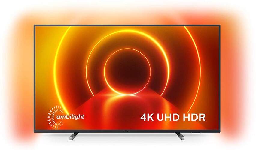 TV Philips 58" 58PUS7805/12 - UHD 4K, Smart TV Saphi, P5, HDR10+, Ambilight, Dolby Vision/Atmos