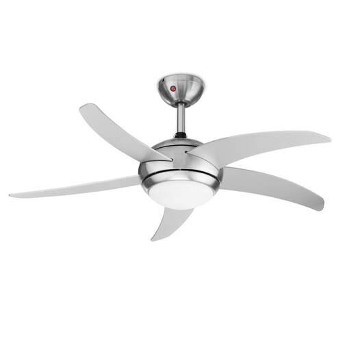 Ventilador de techo Tristar VE5815 - 112 cm, 55 W, acero inoxidable,  mando distancia