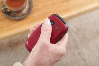 SENIORPHONE PANASONIC KXTU446EXR GRANATE