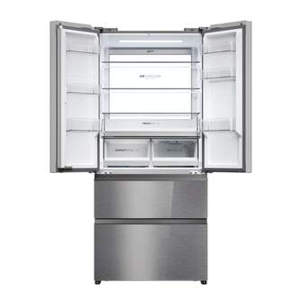 FRI. HAIER HFR7819ENGC 190x83x64 FD NF DISP INOX