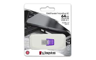 MEMORIA USB KINGSTON DUAL USB A USB C 64GB