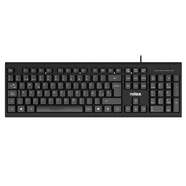 Teclado Nilox NXKBE000011 Negro - Con cable USB-A de 1,5m, de membrana, con teclado numérico