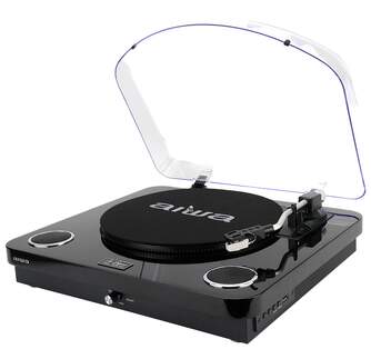 TOCADISCOS AIWA GBTUR200BK NEGRO BT FM ALTAVOCES
