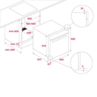 HORNO TEKA HLB8550SC NEGRO VAPOR 111200001
