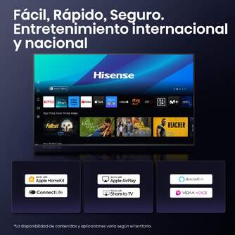 TV HISENSE 65%%%quot; 65A6Q UHD SMART TV DOLBYVISION DTSX