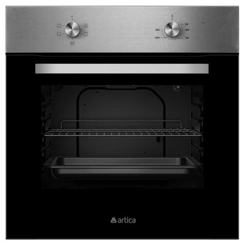 Horno Artica AHB7003X - 70 L, Est&aacute;tico, 2100 W, 4 Programas, Cristal, Negro, Inox