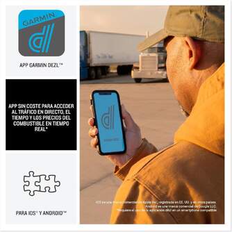 GPS GARMIN DEZL LGV720 7%%%quot; CAMION