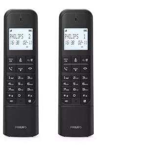 TELEFONO DECT PHILIPS M4702B/12 DUO BLACK