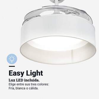 VENTILADOR TECHO U.BLUE JALOQUEWFW 104 DC LED PLE