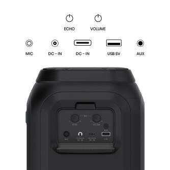 ALTAVOZ HISENSE PARTY ROCKET 160W BT 12H PAIR PLAY