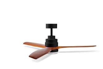 VENTILADOR TECHO UFESA NEPAL NEGRO/ROBLE 132CM LED