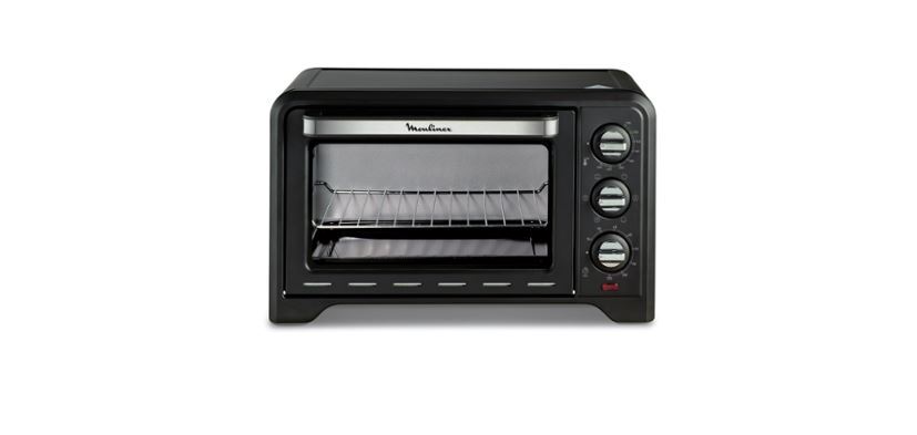 Horno Sobremesa Moulinex Optimo OX444810 - 1380W, 19 Litros, Convección, Negro