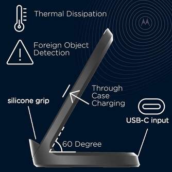 CARGADOR MOTOROLA QI 15W