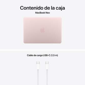 PORTATIL APPLE MACBOOK NEO A18 8/512GB 13%%%quot; BLUSH