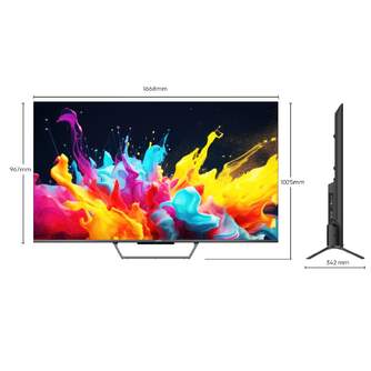 TV METZ 75%%%quot; 75MQE7600Z UHD QLED GOOGLETV DOLBYATMO