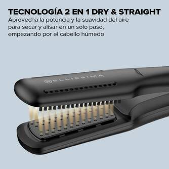 PLANCHA PELO BELLISSIMA AIRSLEEK2EN1 SECA Y ALISA CERAMICA Q