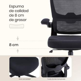SILLA DE ESCRITORIO WOXTER ERGO BLACK