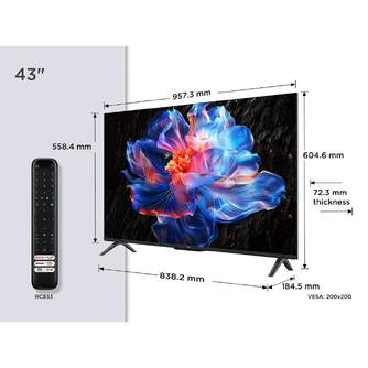 TV TCL 43%%%quot; 43P6K UHD GOOGLETV HDR10 DOLBY AUDIO