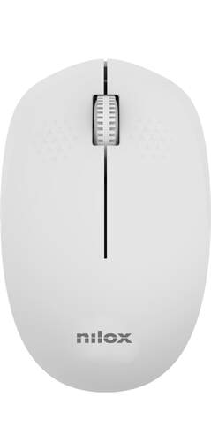 Ratón inalámbrico Nilox Blanco - 1000 DPI, 2,4 GHz, Óptico, Plug and Play