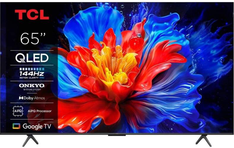TV TCL 65" 65P8K - 4K Ultra HD, OLED, Google TV, Sistema Sonido ONKYO, Procesador AiPQ, HDR10+