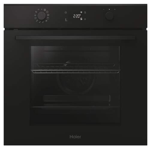 Horno Multifunción Haier 8059019088716 - Clase A ++, Pirolítico, Hidrolítico, 78 L, LED, Negro