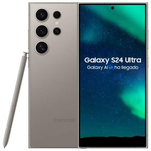 Samsung Galaxy S24 Ultra 12/512 GB Gris - 6,8", Snapdragon 8 Gen 3, 5000mAh, Carga Rápida 45W