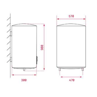 TERMO TEKA EWH80D SLIM BLANCO 80090