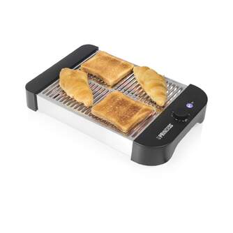 TOST. PRINCESS  142339 PLANO 3 TUBOS NEGRO 900W