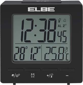 RELOJ DESPERTADOR ELBE RD005N TERMOMETRO