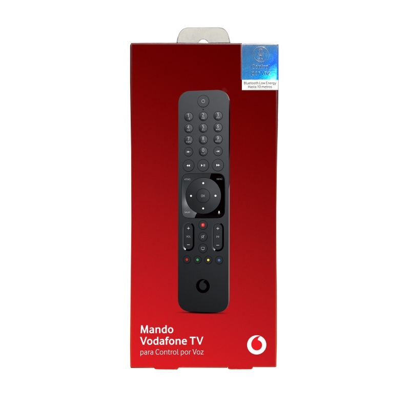 Mando a distancia Vodafone TV - Control por voz, Bluetooth Low Energy