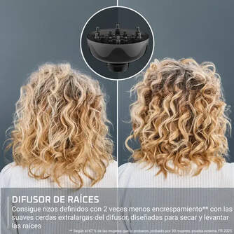 SECADOR ROWENTA CV7D30 3 EN 1 ESPECIAL CABELLO RIZADO