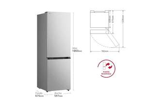 FRICOM. LG GBBS514AMB 18x60 INOX METALFRESH