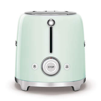 TOST. SMEG TSF01PGEU 2R CORTO VERDE 950W