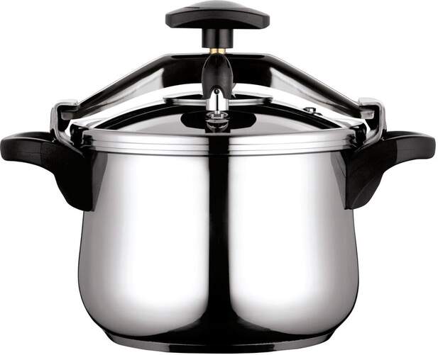 Olla Presión Fagor Clásica Bombe 6 - 6 Litros, Acero 18/10, Triple Sistema Seguridad, Termodifusor