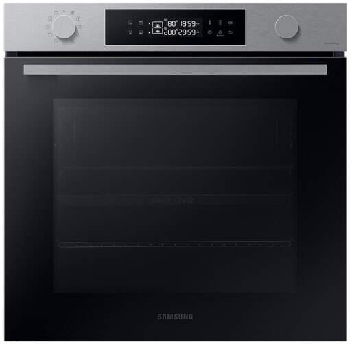Horno Samsung NV7B4430YAS/U1 - 76 L, Pirolítico, Dual Cook, Cocción al vacío, Vapor natural, Inox