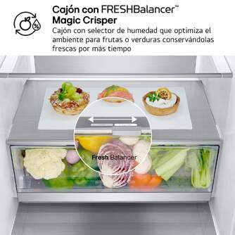 FRICOM. LG GBV7270CPY 203x60 INOX DSP METALFRESH