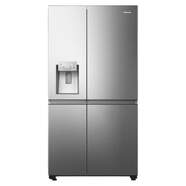 Frigorífico Americano Hisense RS818N4IIE1 - Clase E, 179x91 cm, No Frost, Dispensador,  Inox