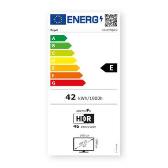 TV ENGEL 43%%%quot; LE4397QLED UHD SMART TV HOTEL PEANA