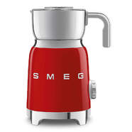 Espumador de leche Smeg MFF11RDEU - Automático, 500 W, Inox, Rojo