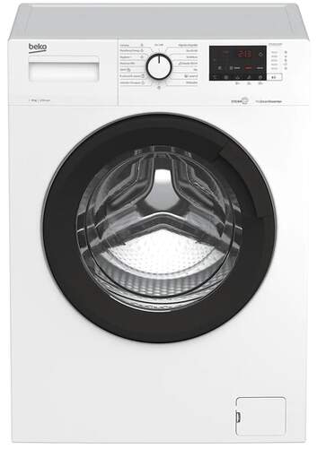 Beko WTA8612XSWR Lavadora 8kg Clase C - ProSmart Inverter, SteamCure Vapor, 1200r, Blanca