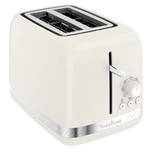 Tostador Moulinex LT300A10 Soleil Marfil - 7 Intensidades, 2 Ranuras