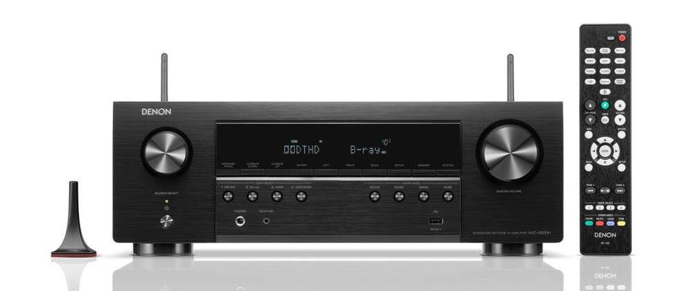 Receptor AV Denon AVC-S660H - 5.2ch, 8K, 120Hz, HDR, HDMI eARC, Hi-Res, Control Voz