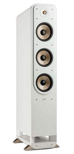 Altavoz Polk S60e Signature Blanco - Dynamic Balance, Hi-Res, 3 Woofers, Dolby Atmos, DTS:X