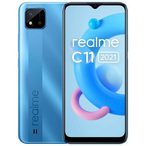 Realme C11 (2021) 4/64GB Azul - 6.5" HD+, Unisoc SC9863A 1.6GHz, 8/5Mpx, 5000mAh